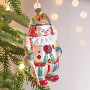 Елочная игрушка Клоун с Леденцом - Circus Roncalli 12 см, стекло Winter Deco фото 8