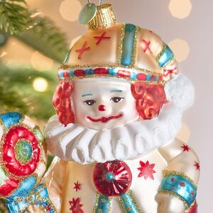Елочная игрушка Клоун с Леденцом - Circus Roncalli 12 см, стекло Winter Deco фото 2