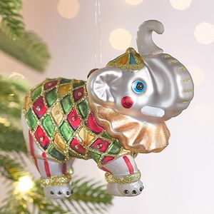 Елочная игрушка Слоник Тото - Circus Roncalli 11 см, стекло Winter Deco фото 1