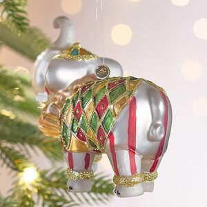 Елочная игрушка Слоник Тото - Circus Roncalli 11 см, стекло Winter Deco фото 7