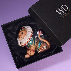 Елочная игрушка Лев Леотин - Circus Roncalli 11 см, стекло Winter Deco фото 3