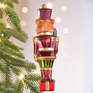 Елочная игрушка Гвардеец Баффи 18 см в подарочной коробке, стекло Winter Deco фото 7