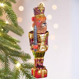 Елочная игрушка Гвардеец Баффи 18 см в подарочной коробке, стекло