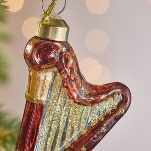 Елочная игрушка Арфа - Клаудио Монтеверди 9 см Winter Deco фото 2