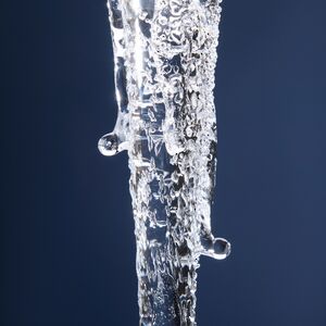 Елочные игрушки Сосульки Ледяной Лес 19 см, 3 шт, стекло Winter Deco фото 2