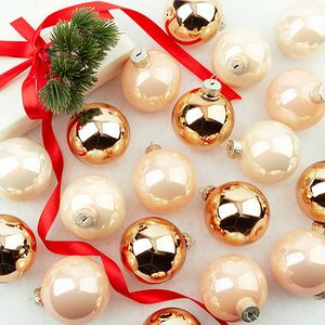 Елочные шары Первый Бал 6 см, 20 шт, стекло