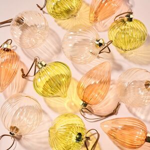 Елочные игрушки Mezzogiorno 8 см, 12 шт, стекло