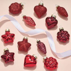 Елочные игрушки Гранатовый Коктейль, 12 шт, стекло Winter Deco фото 1