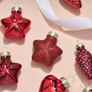 Елочные игрушки Гранатовый Коктейль, 12 шт, стекло Winter Deco фото 2