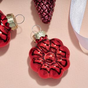 Елочные игрушки Гранатовый Коктейль, 12 шт, стекло Winter Deco фото 4