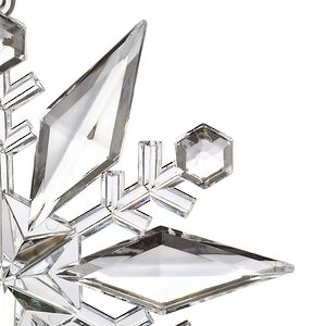 Елочная игрушка Снежинка - Savolle Crystal 12 см, подвеска Koopman фото 3