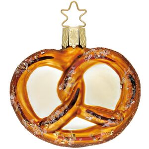 Стеклянная елочная игрушка Крендель 7 см Inge Glas фото 1