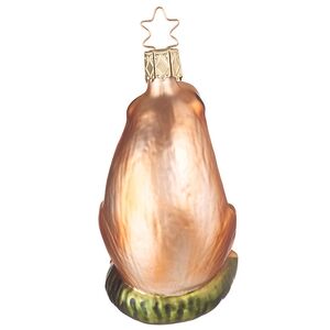 Стеклянная елочная игрушка Бобр Платон 9 см Inge Glas фото 6