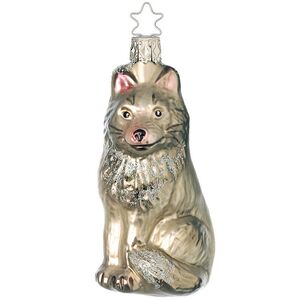 Стеклянная елочная игрушка Волк 11 см Inge Glas фото 1