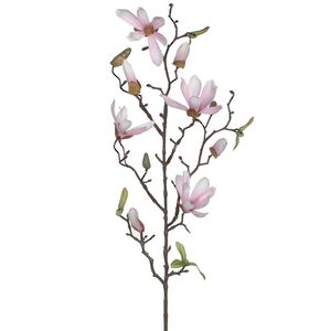 Ветка Магнолии Patricia 75 см розовая Edelman фото 4