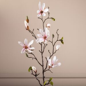 Ветка Магнолии Patricia 75 см розовая Edelman фото 2