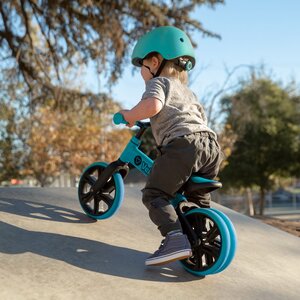 Беговел для малышей Yvolution Velo Junior, колеса 9", голубой Yvolution фото 2