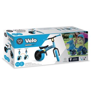 Беговел для малышей Yvolution Velo Junior, колеса 9", голубой Yvolution фото 7