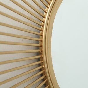 Настенное зеркало - солнце Бруклин 50 см золотое Boltze фото 5