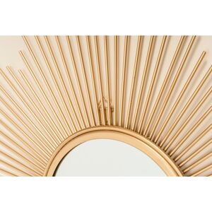 Настенное зеркало - солнце Бруклин 50 см золотое Boltze фото 4