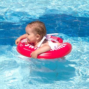 Надувной круг Swimtrainer красный, 0-4 лет Freds Swim Academy фото 6