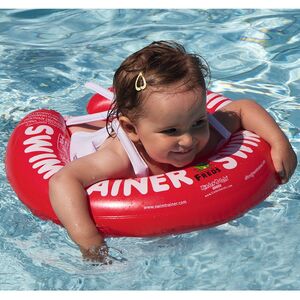 Надувной круг Swimtrainer красный, 0-4 лет Freds Swim Academy фото 7