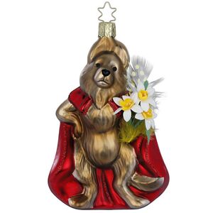 Стеклянные елочные игрушки Красная Шапочка и Волк 12-14 см, 2 шт Inge Glas (Инге Глас) фото 3