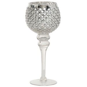 Набор стеклянных подсвечников-бокалов Виндлайт 30-40 см серый, 3 шт Boltze фото 8