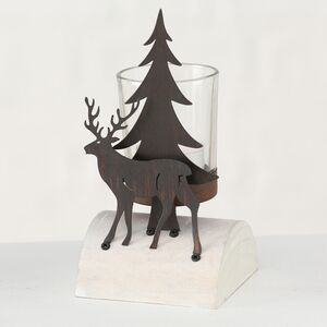 Декоративный подсвечник Лесной Олень 16*8 см Boltze фото 4