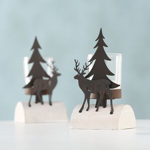 Декоративный подсвечник Лесной Олень 16*8 см Boltze фото 6