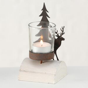 Декоративный подсвечник Лесной Олень 16*8 см Boltze фото 2