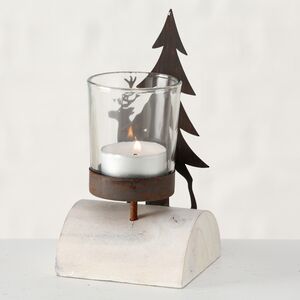 Декоративный подсвечник Лесной Олень 16*8 см Boltze фото 5