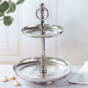 Этажерка для фруктов двухъярусная Бьянка 30 см Boltze фото 3