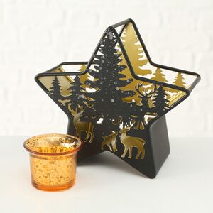 Новогодний подсвечник - звезда Норрланд 18 см Boltze фото 3