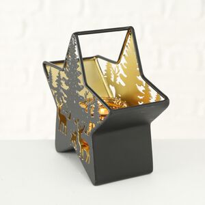 Новогодний подсвечник - звезда Норрланд 18 см Boltze фото 5