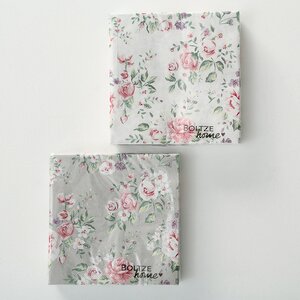 Бумажные салфетки Rose Garden 17*17 см, 20 шт, белые Boltze фото 2