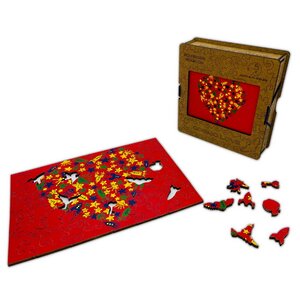 Деревянный пазл Космическая Любовь 21*15 см, 70 элементов Active Puzzles фото 4