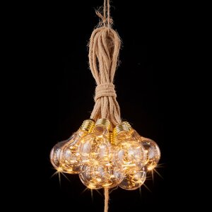 Гирлянда из лампочек Рустик 10 ламп, теплые белые LED, 3 м, IP44 Edelman фото 1
