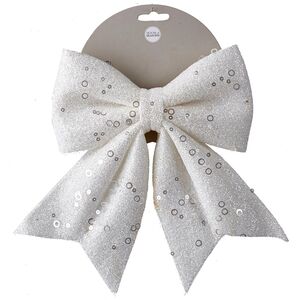 Бант Снежные Блестки 20*24 см