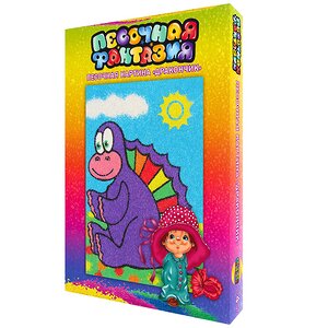 Картина из песка Дракончик 21*30 см