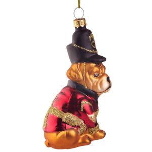 Елочная игрушка Бульдог - Королевский Гвардеец 12 см, стекло Edelman фото 4