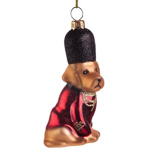 Елочная игрушка Лабрадор - Королевский Гвардеец 12 см, стекло Edelman фото 4