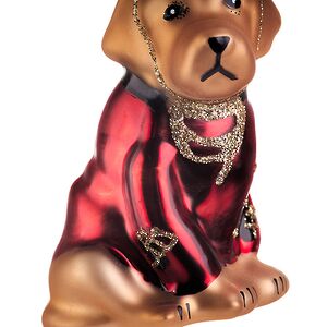 Елочная игрушка Лабрадор - Королевский Гвардеец 12 см, стекло Edelman фото 5