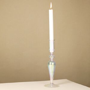 Стеклянный подсвечник RainbowLight 24 см EDG фото 3