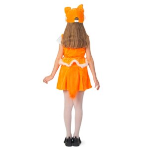 Карнавальный костюм Лисичка, рост 122-134 см Бока С фото 3