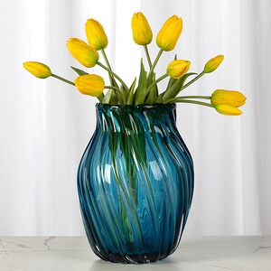 Стеклянная ваза Scirocco 26 см EDG фото 2