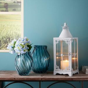 Стеклянная ваза Scirocco 26 см EDG фото 5