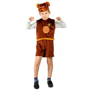 Карнавальный костюм Медвежонок, рост 104-116 см