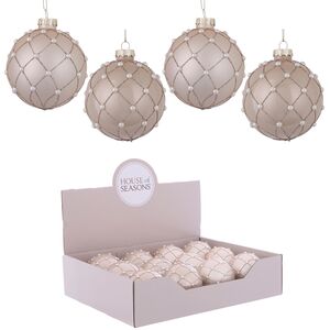 Набор стеклянных шаров Жемчужный Contre Danse 8 см, 12 шт Edelman фото 3