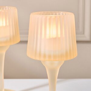 Стеклянный подсвечник-бокал Фосколо Амбра 19 см EDG (ЭДГ) фото 2